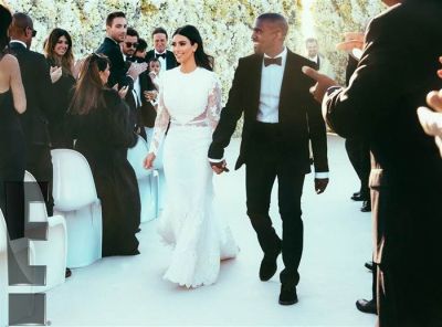 Kim trug ein Haute Couture Kleid von Givenchy