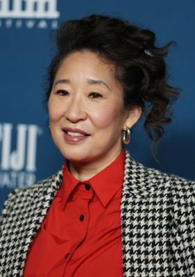 Die lockere Hochsteckfrisur von Sandra Oh bringt Fülle in die Seitenpartien und gleicht schmale, lange Gesichter wunderbar aus. Die lockere Hochsteckfrisur von Sandra Oh bringt Fülle in die Seitenpartien und gleicht schmale, lange Gesichter wunderbar aus.