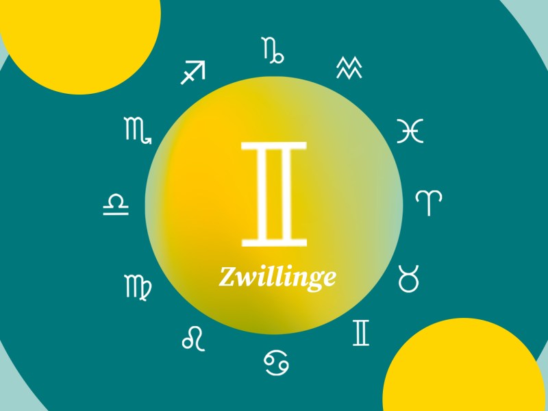 Sternzeichen Zwillinge Symbol im Tierkreis