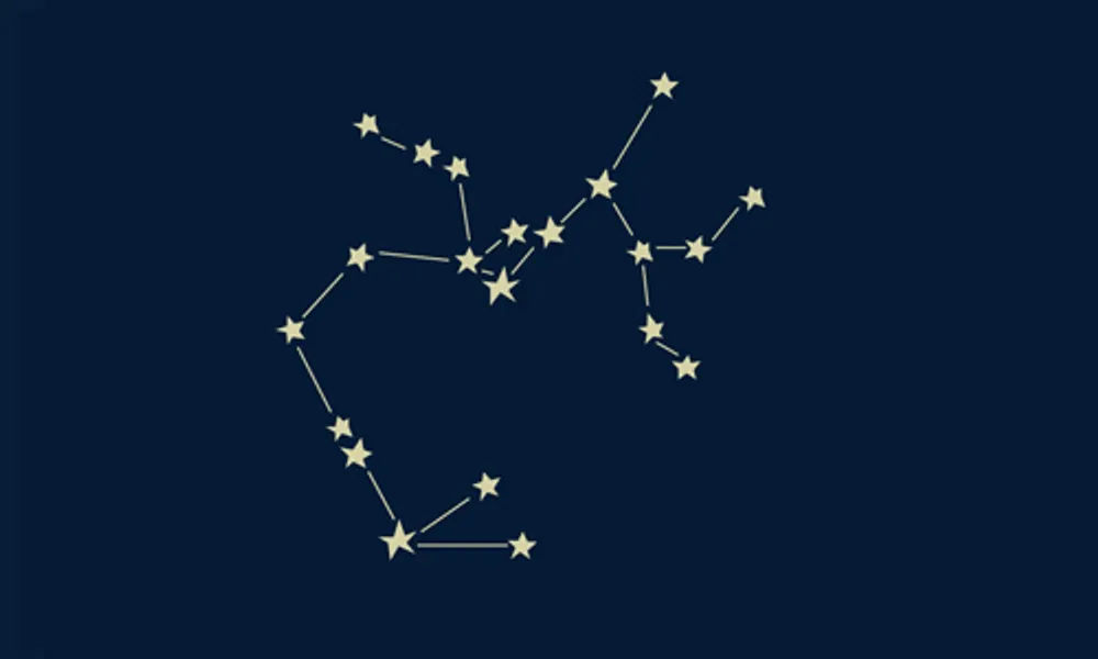 Sternenkonstellation Sternzeichen Skorpion