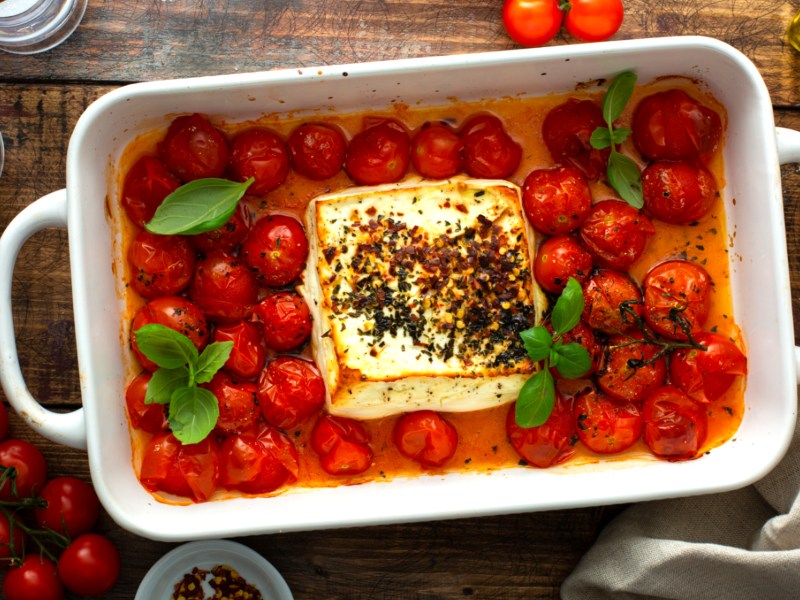 Super schnell und ganz einfach: Baked Feta Pasta.