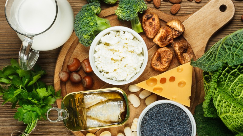 Ernährung bei Osteoporose; Calciumhaltige Lebensmittel