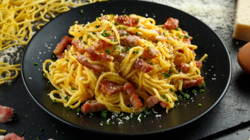Rezept für klassische Carbonara Soße: ganz ohne Sahne - gofeminin
