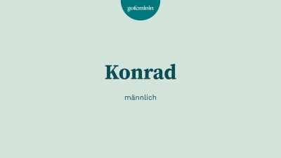 Vorname Konrad