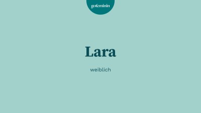 Vorname Lara