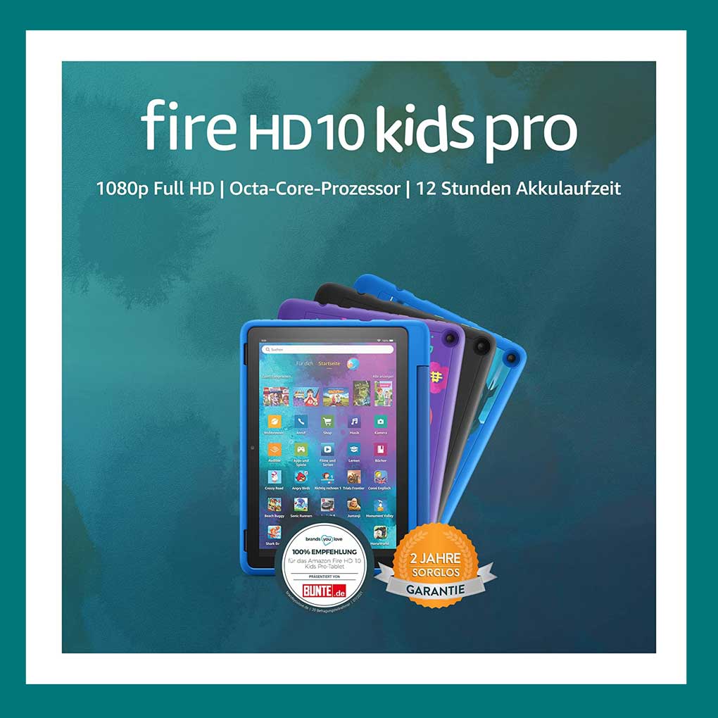 Der Amazon Prime Day 2023 macht's möglich. Shoppe das Fire HD 10 Kids Pro-Tablet heute für 119, 99€ statt 214, 99€ und spare 44%.
