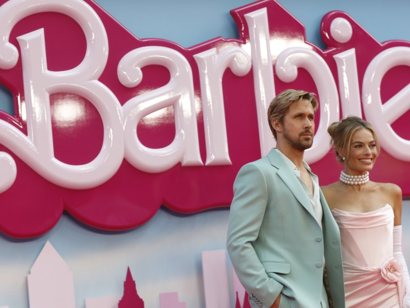 Ryan Gosling und Margot Robbie bei der "Barbie"-Filmpremiere
