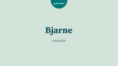 Babyname: Bjarne