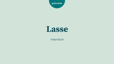 Babyname: Lasse