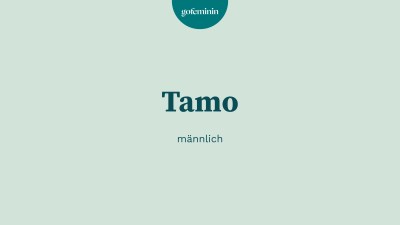 Babyname: Tamo