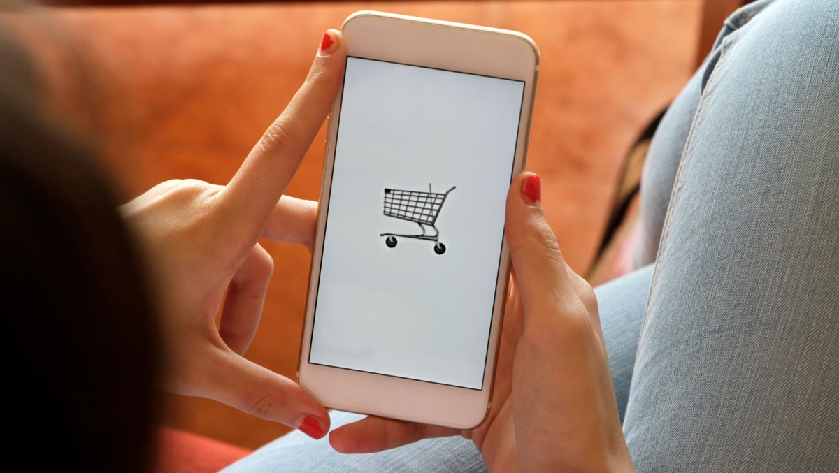 Online-Shopping Smartphone