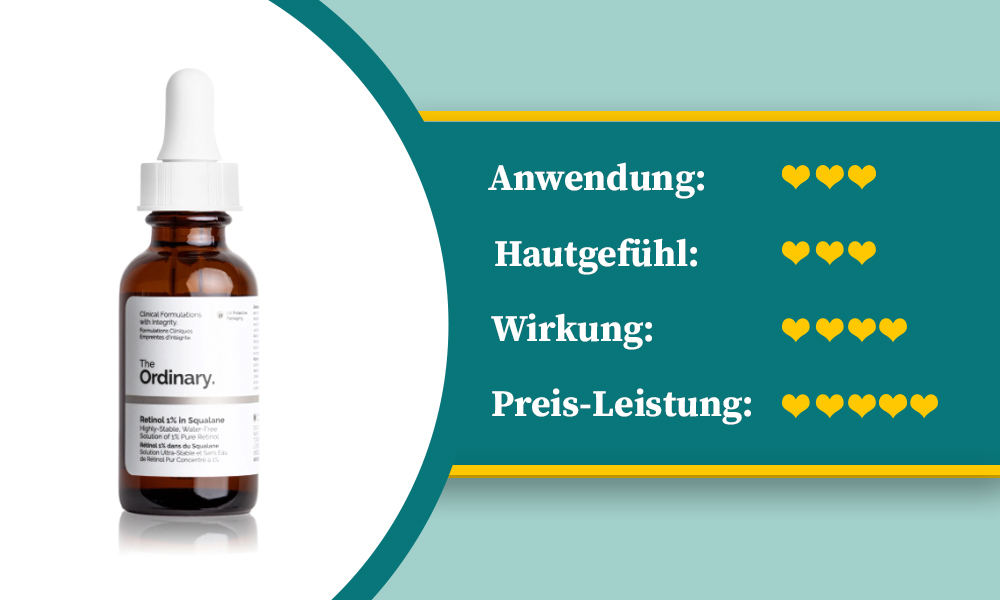 Retinol Serum Test 2022: Serum von The Ordinary Produktbewertung von der Pflege von The Ordinary.