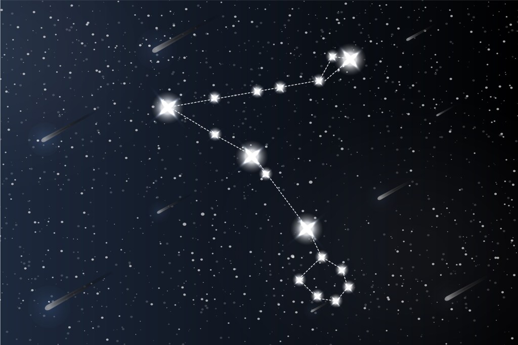 Sternbild des Sternzeichen Fische
