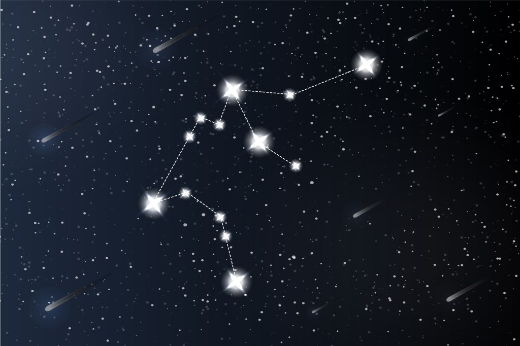 Sternbild des Sternzeichen Wassermann