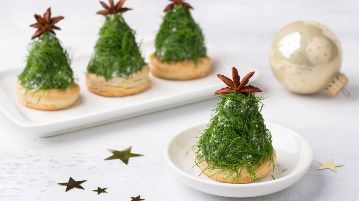 Frischkäse-Tannenbaum: Schnelle Vorspeisen-Idee für Weihnachten - gofeminin