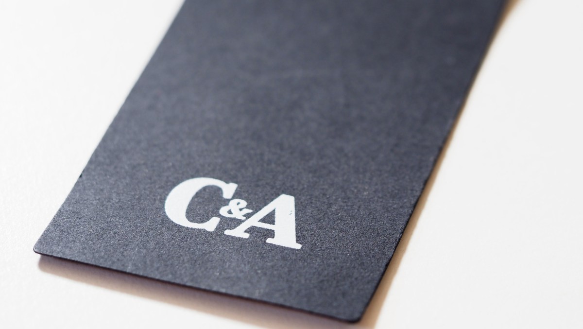 C&A Logo Etikett