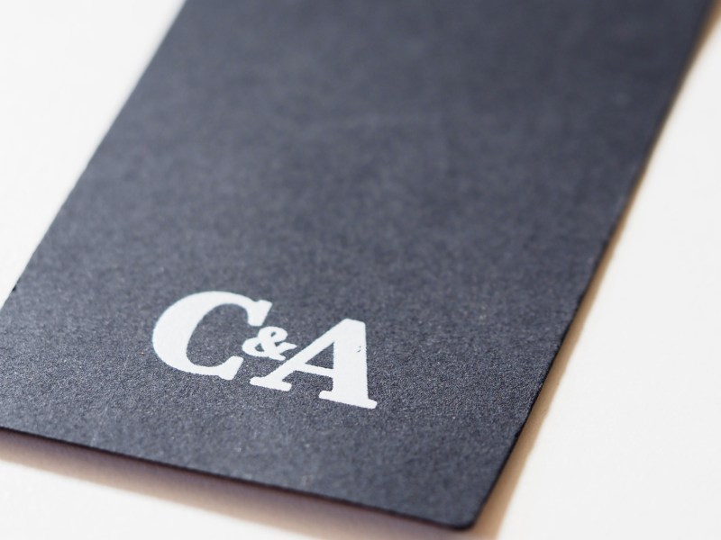 C&A Logo Etikett