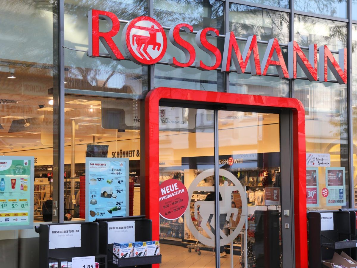 Rossmann Filiale von außen