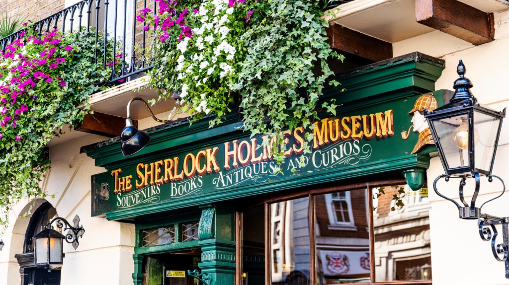 Bild vom Sherlock Holmes Museum in London.