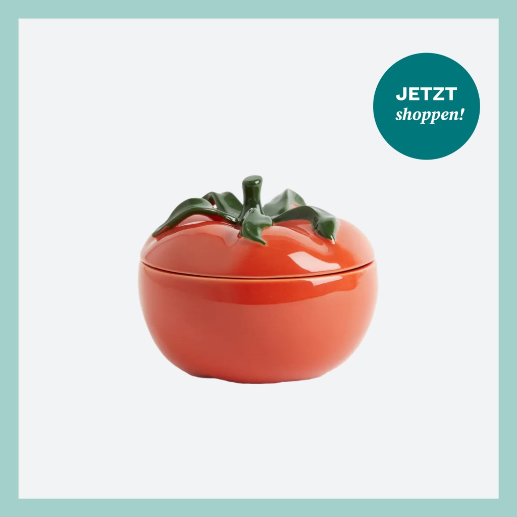 Behälter in Tomatenform