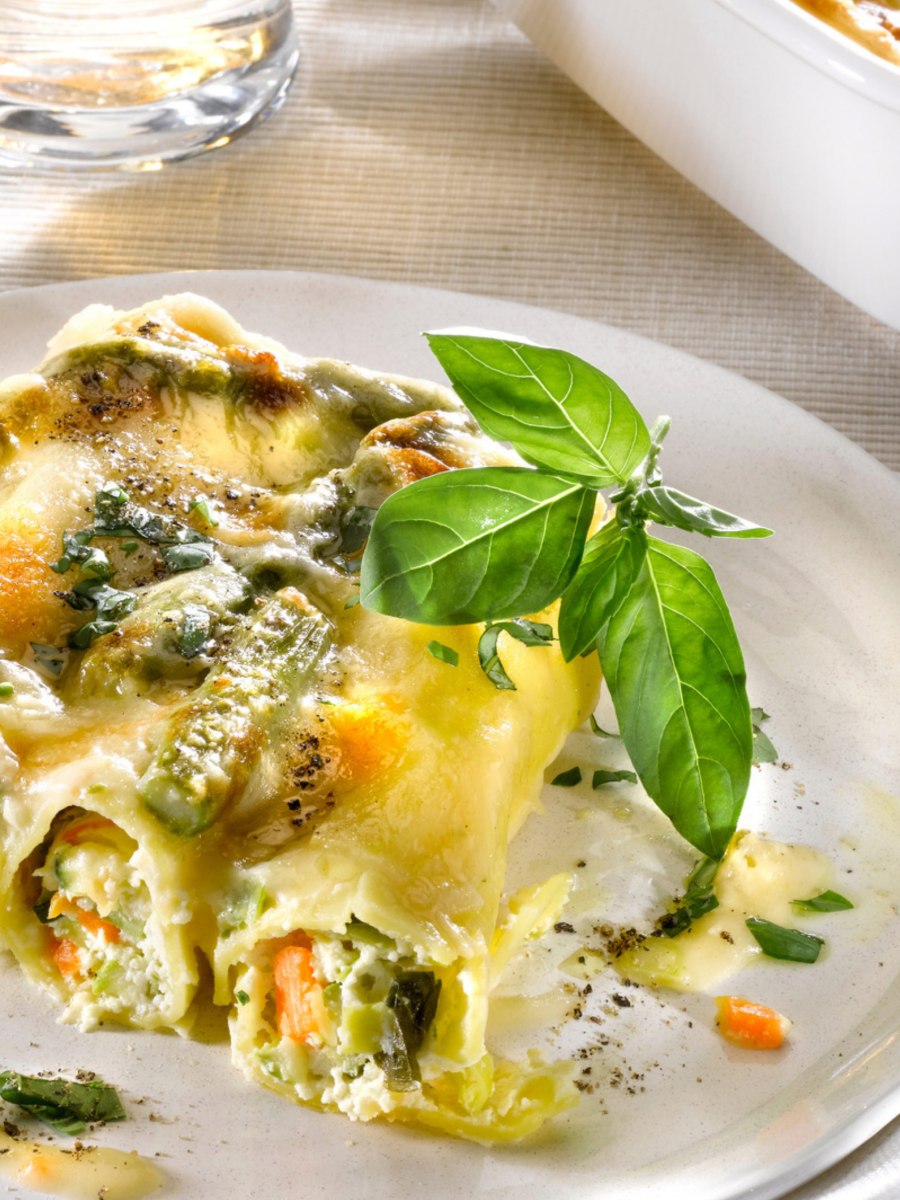 Himmlische Frühlingsküche: Cannelloni mit grünem Spargel und Ricotta