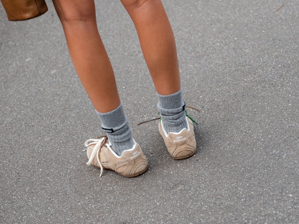 Beiger Trend-Schuh von New Balance