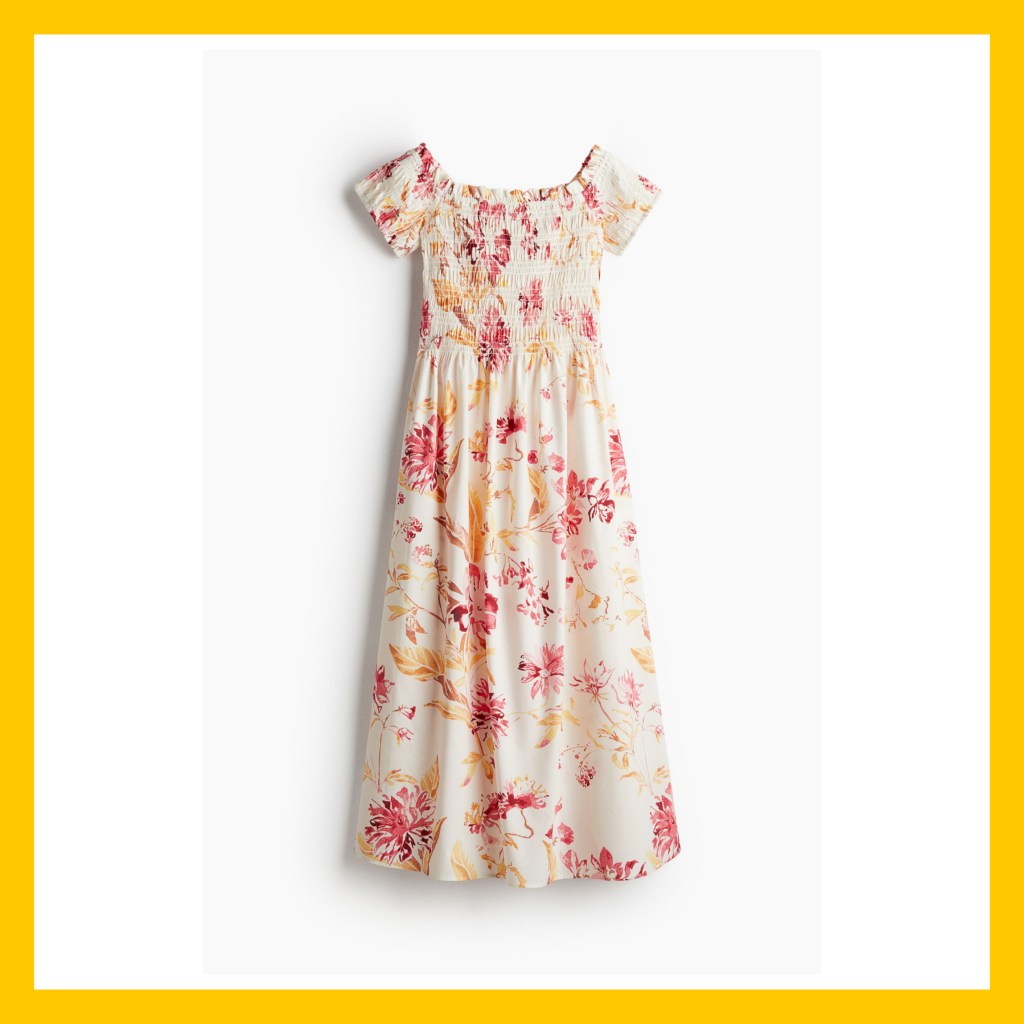 Produktbild von einem Off-Shoulder-Kleid von H&M.