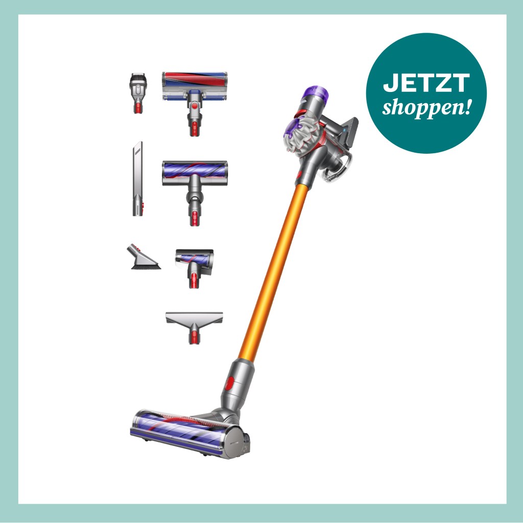 Produktbild eines Dyson Staubsaugers.