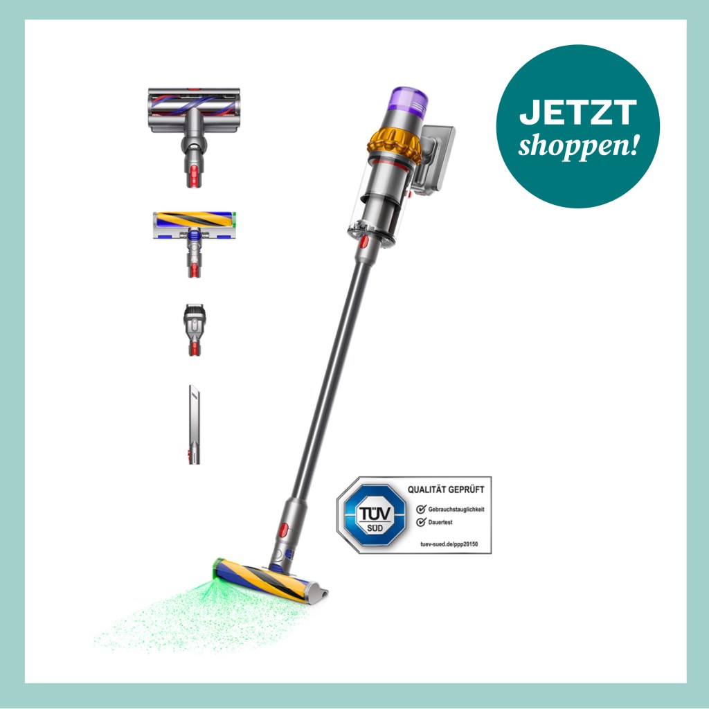 Produktbild eines Dyson Staubsaugers.