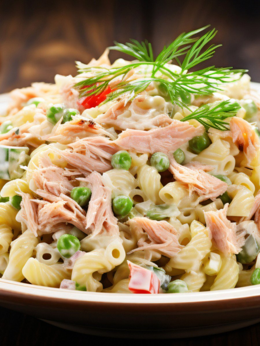 Ohne Mayo, aber mit Wow-Geschmack: Dieser Thunfisch-Nudelsalat ist der Star am Grill-Buffet