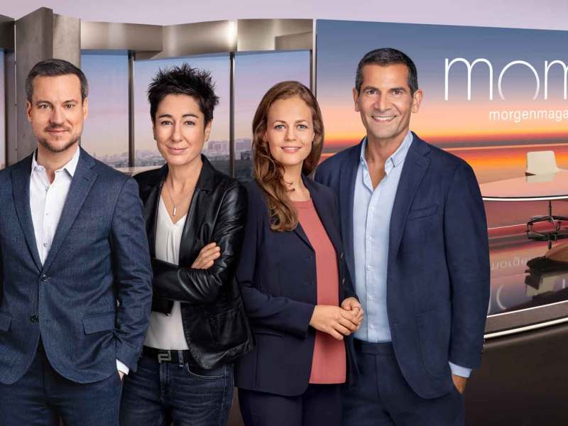 Andreas Wunn, Dunja Hayali, Harriet von Waldenfels, Mitri Sirin (2020)