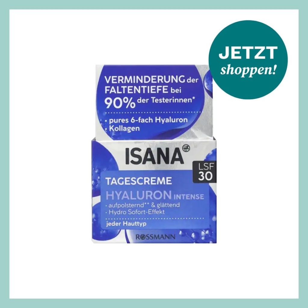 Tagescreme Hyaluron von Isana bei Rossmann