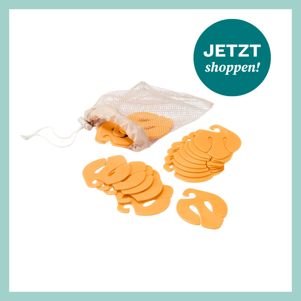 Produkt von Tchibo namens Sockenclips.