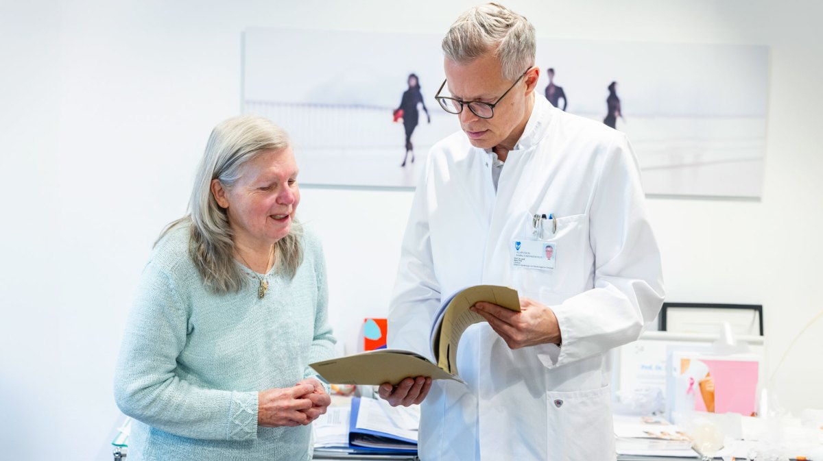 Arzt und Patientin
