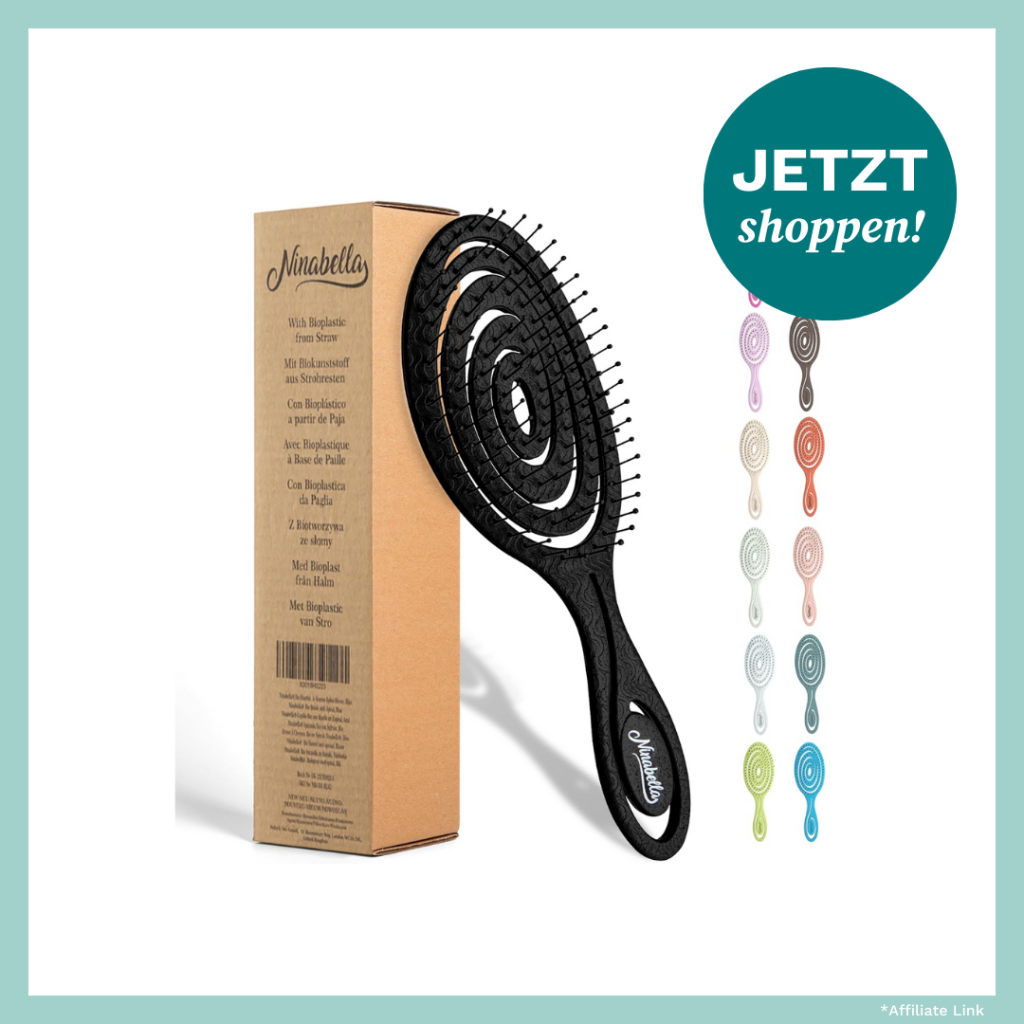 Produktbild einer Haarbürste der Marke Ninabella.