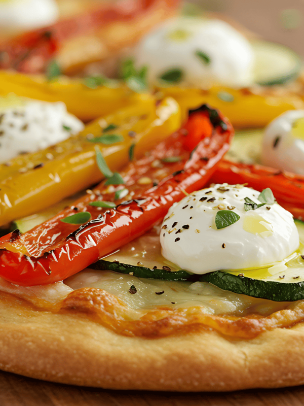 Fladenbrot-Pizza vom Grill: Besser als jedes Kräuterbaguette!