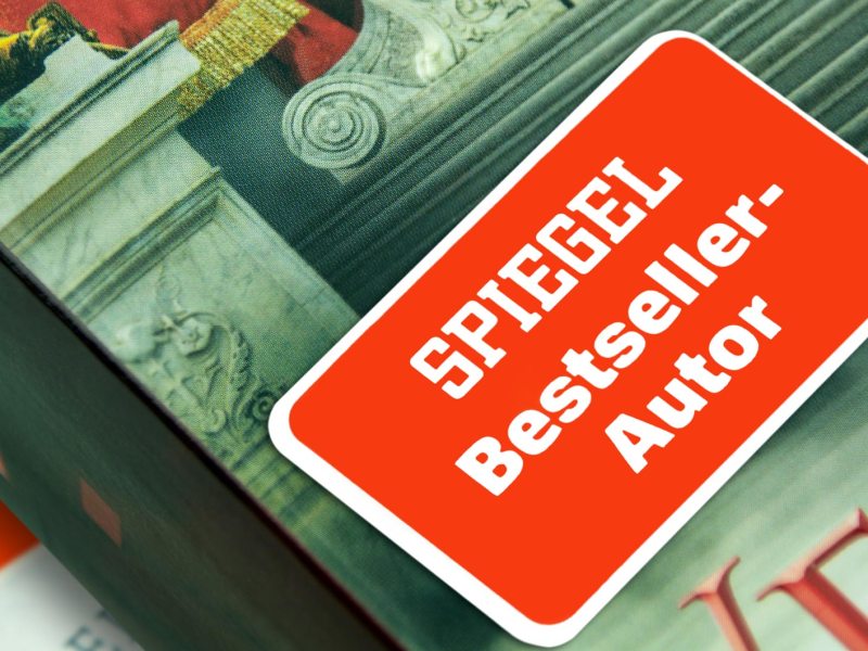 Buch mit Spiegel-Bestseller-Aufkleber