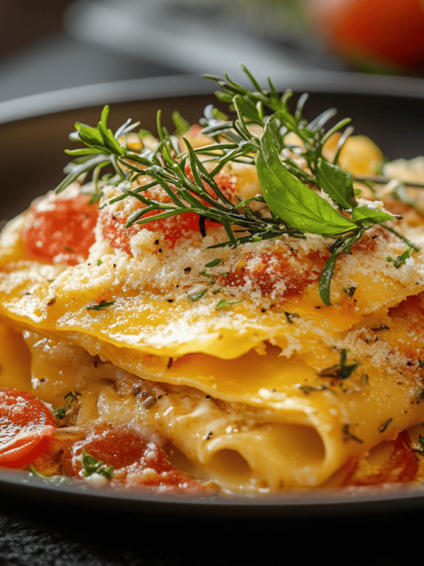 Perfekt bei Sommer-Hitze: Diese “offene” Lasagne muss nicht in den Backofen