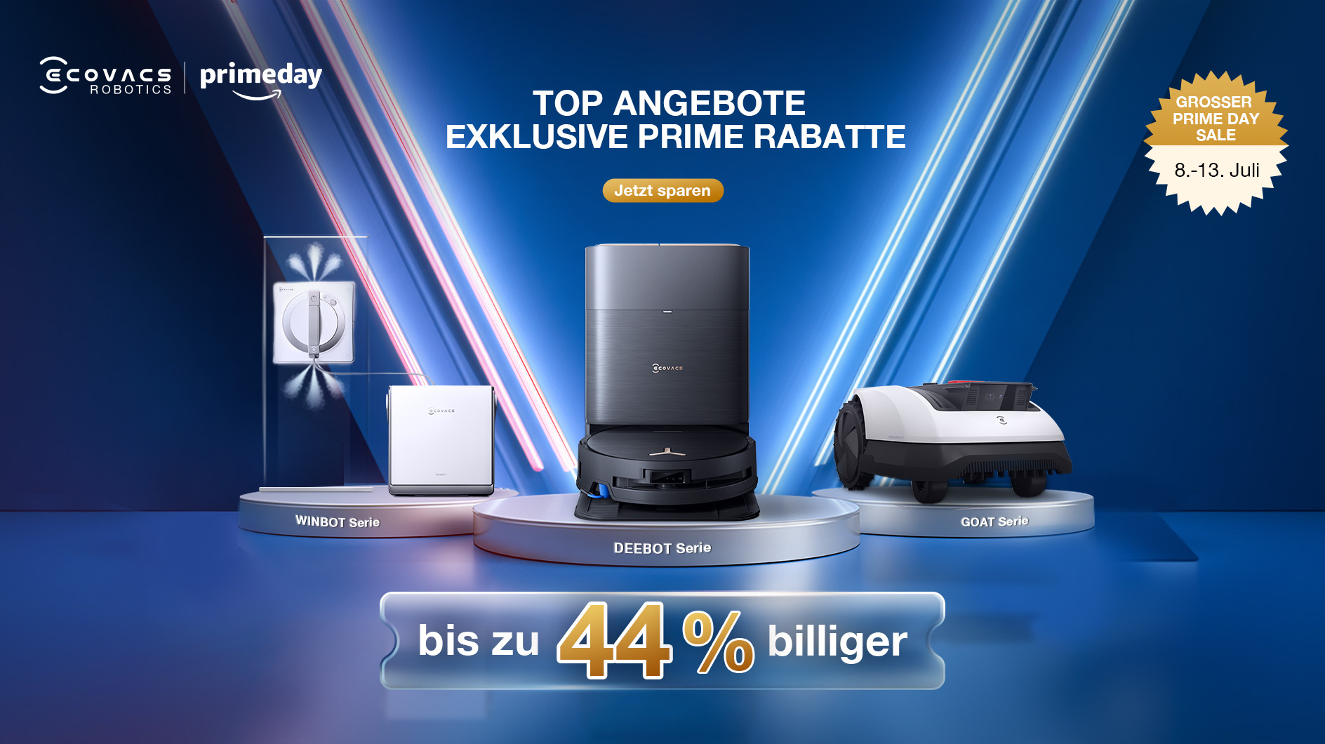 Blitzsauberes Zuhause zum Schnäppchenpreis: Die besten ECOVACS Prime Day Angebote!