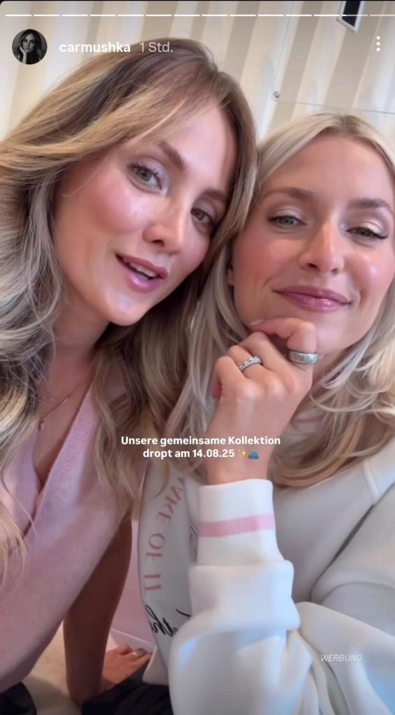Lena Gercke und Carmen Kroll in ihrer Instagram-Story
