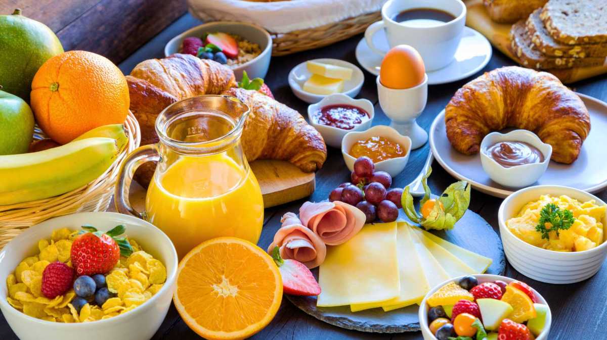 Frühstücksbuffet.