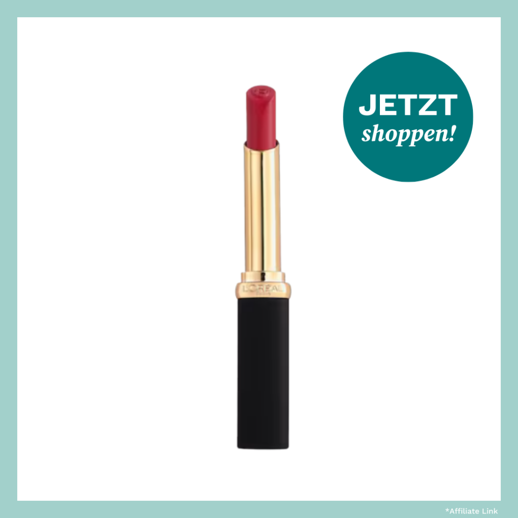 Lippenstift aus der Drogerie in elegantem Design.