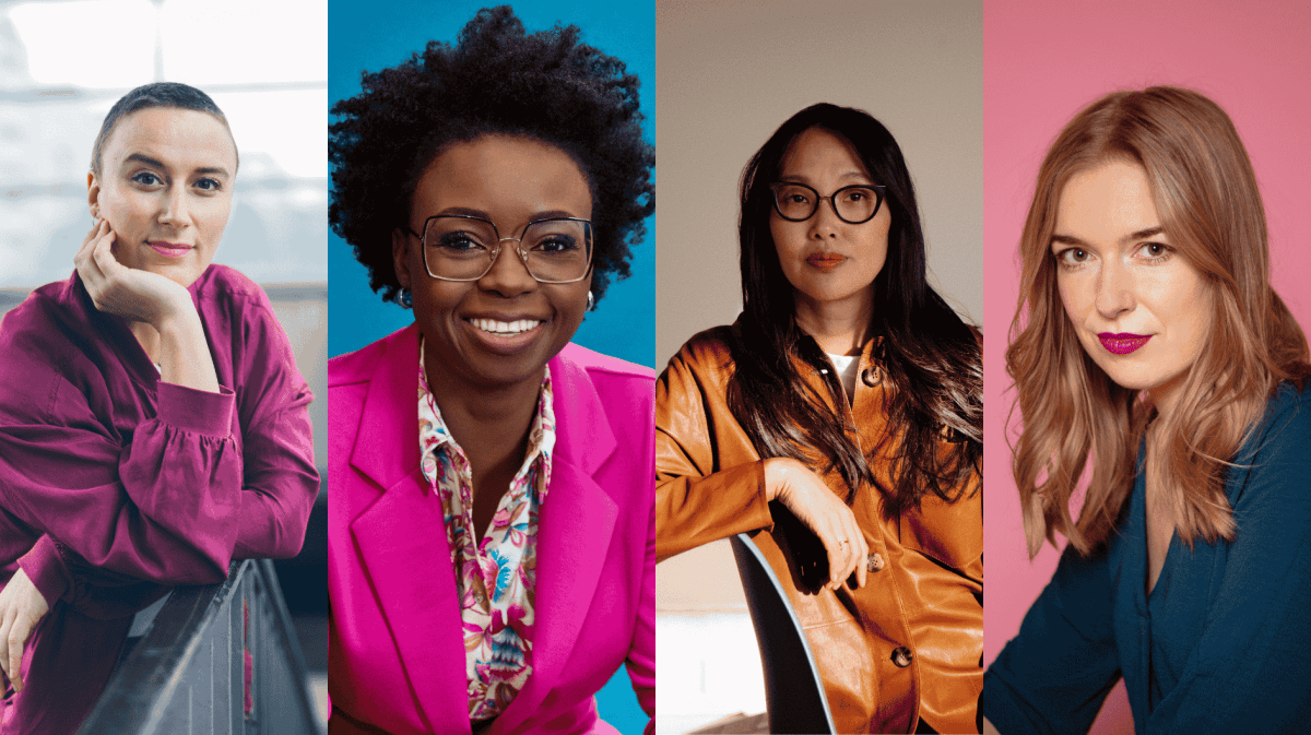 Headerbild der 4 Autor*innen von Penguin Random House, die auf dem FFF Day 2025 dabei sind.