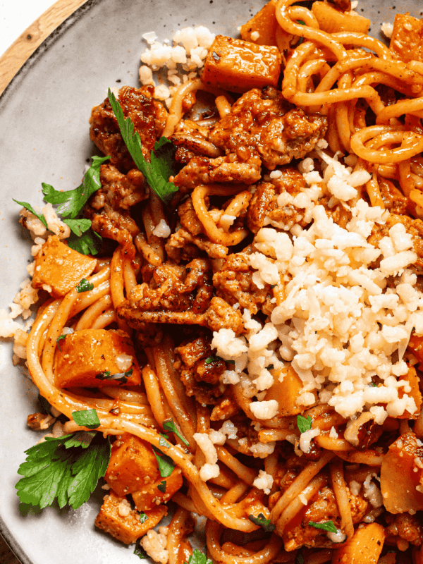 Herbstliche Kürbis-Bolognese mit Hackfleisch